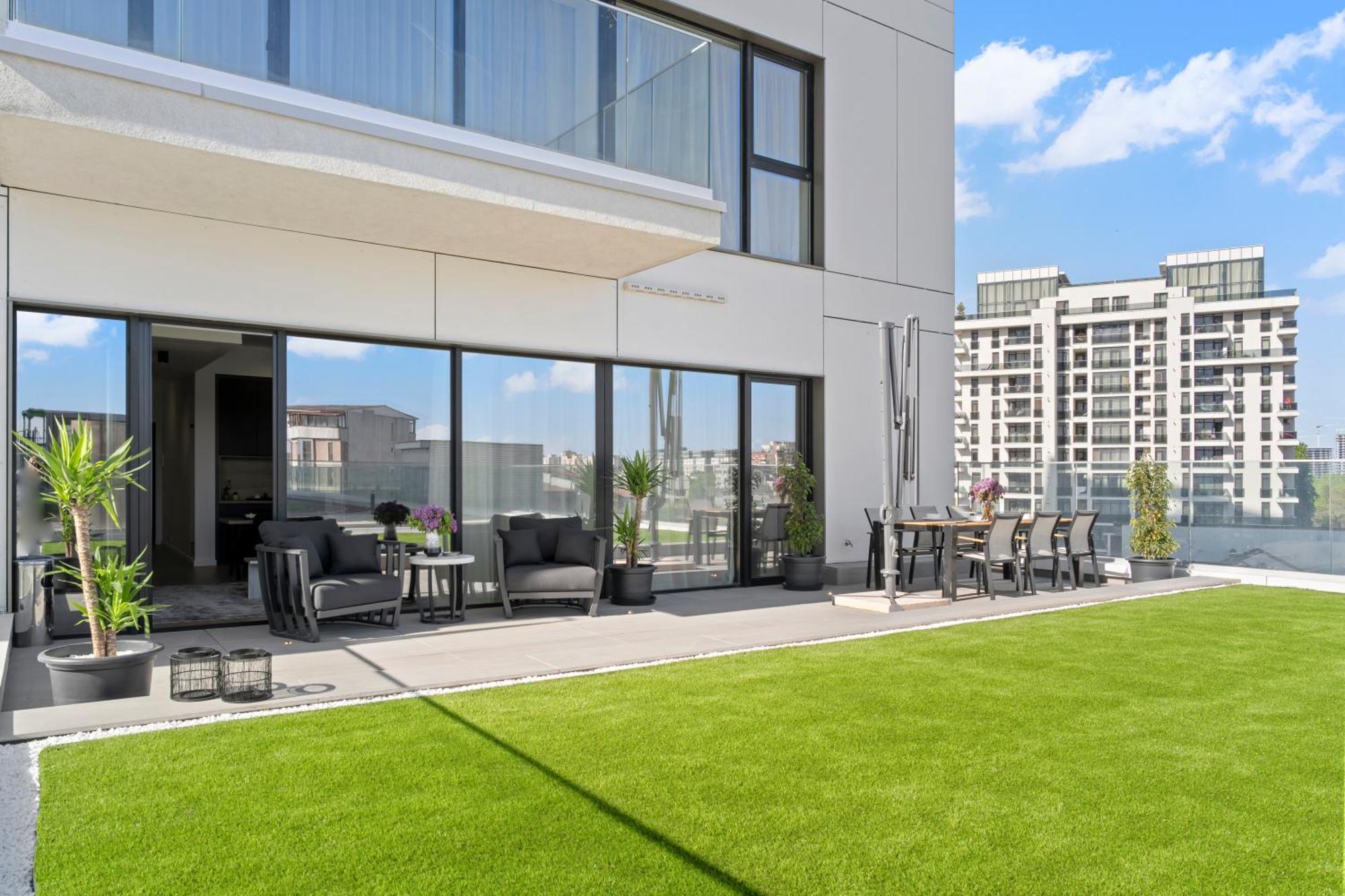 One Verdi Luxury Apartments Bukarest Exterior foto